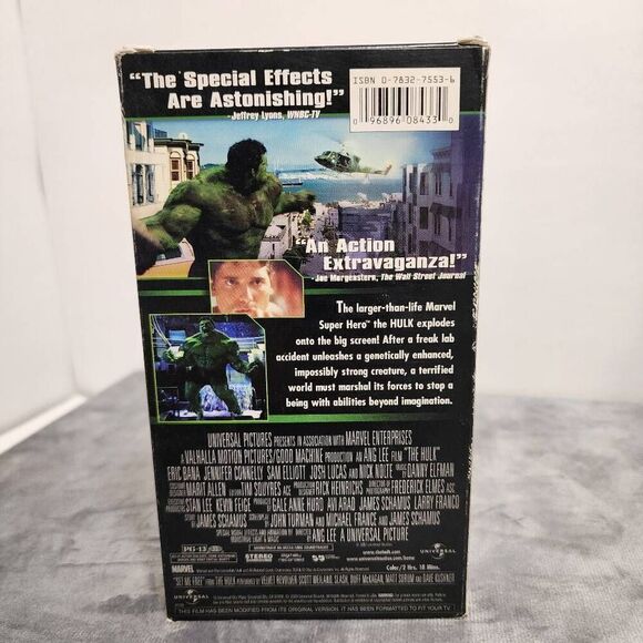 The Hulk (VHS, 2003) Marvel Comics Retro Vintage - Picture 3 of 5